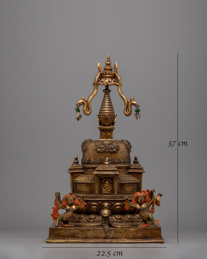 Buddhist Religious Stupa |  Buddhist Stupa for Meditation and Ritual Home Altars