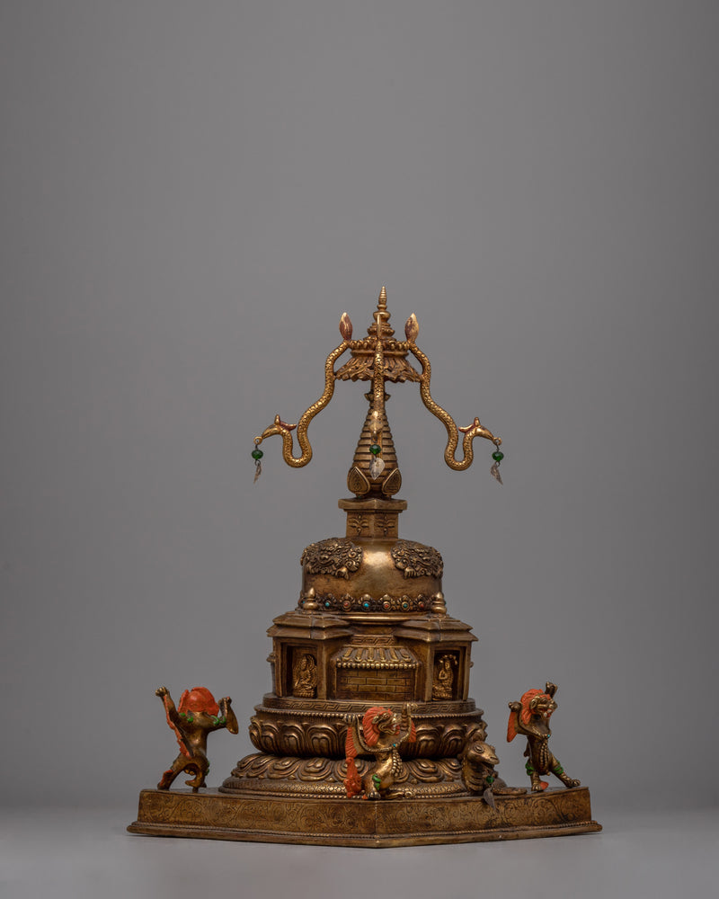 Buddhist Religious Stupa |  Buddhist Stupa for Meditation and Ritual Home Altars