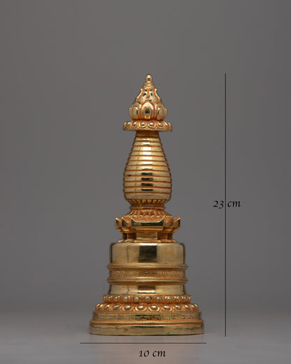 Authentic Tibetan Stupa |  Perfect for Spiritual and Ritual Use