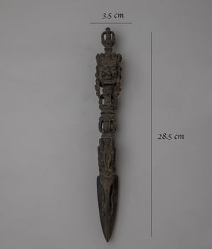 Tibetan Phurba Knife | Spiritual Dagger Enhancing Meditation and Ceremonial Decor