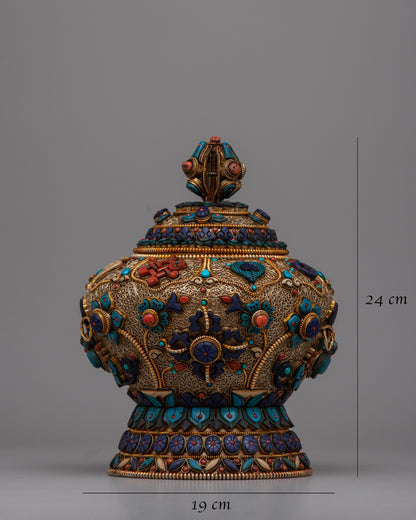 Handcrafted Dhupur Rice Pot | Traditional Decorative Piece for Enhancing Your Home Decor