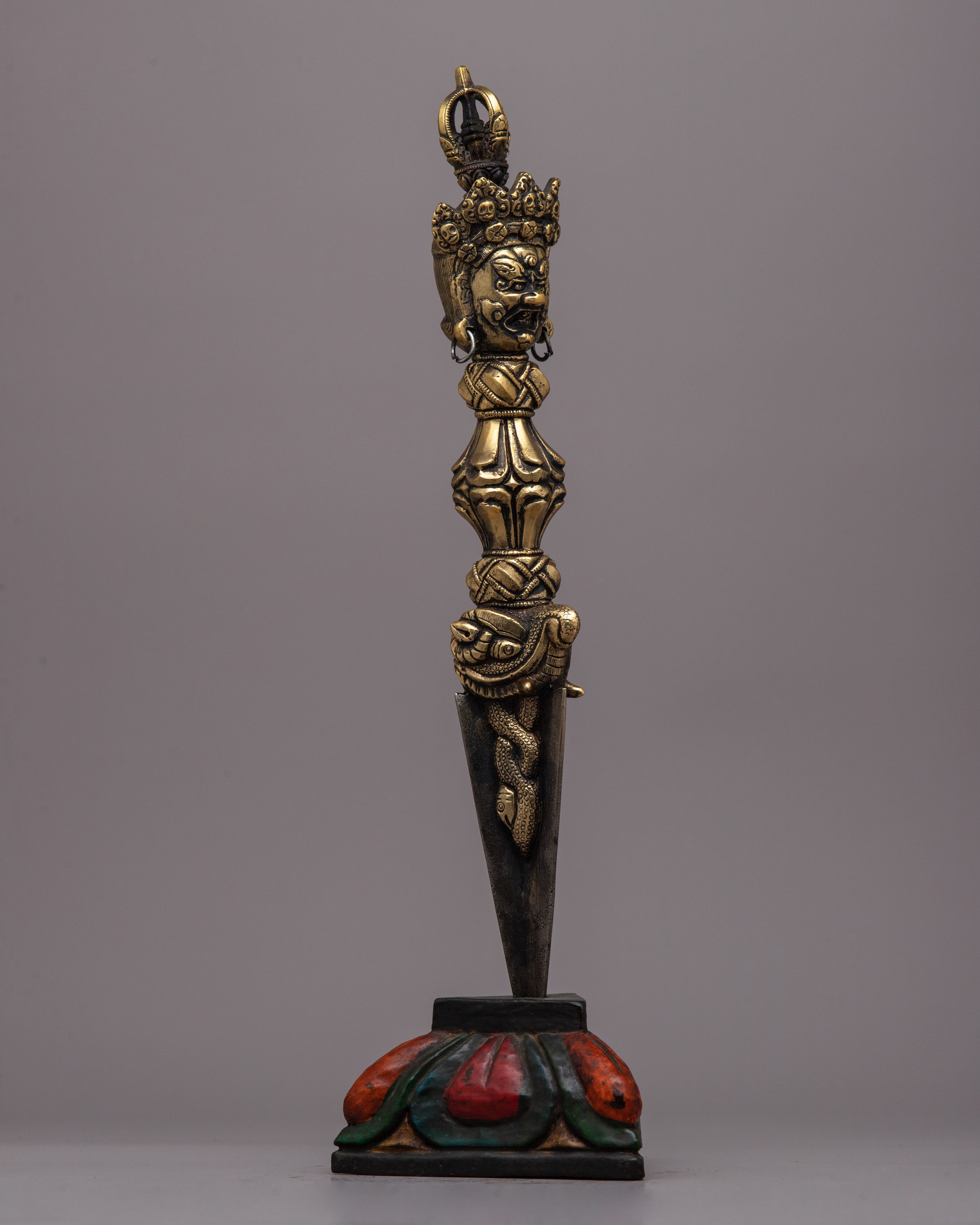 Brass Phurba | Experience Spiritual Protection with the Authentic Brass Phurba