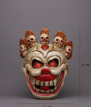 Wooden Carved Mask | One-of-a-Kind Piece for Your Collection