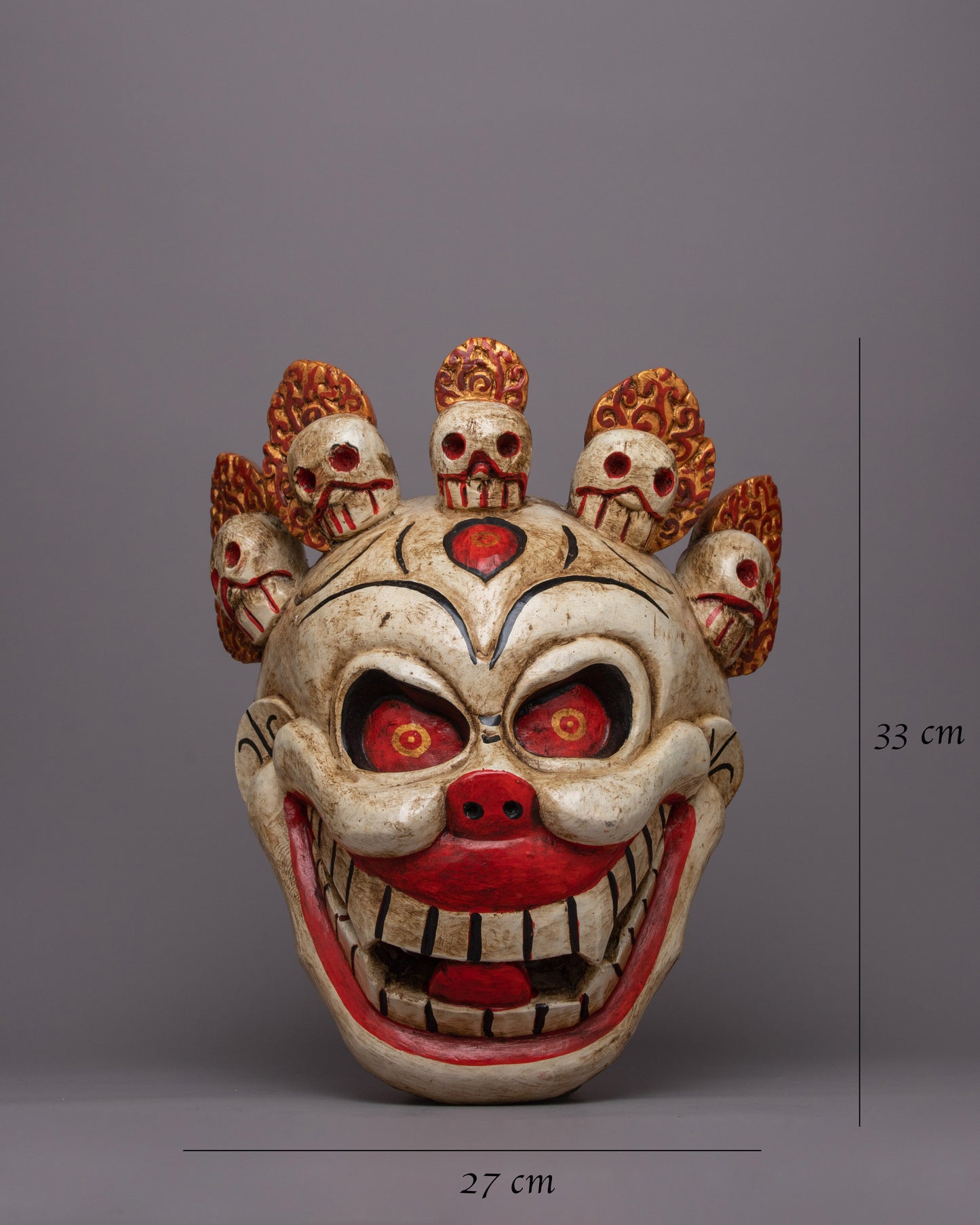 Wooden Carved Mask | One-of-a-Kind Piece for Your Collection