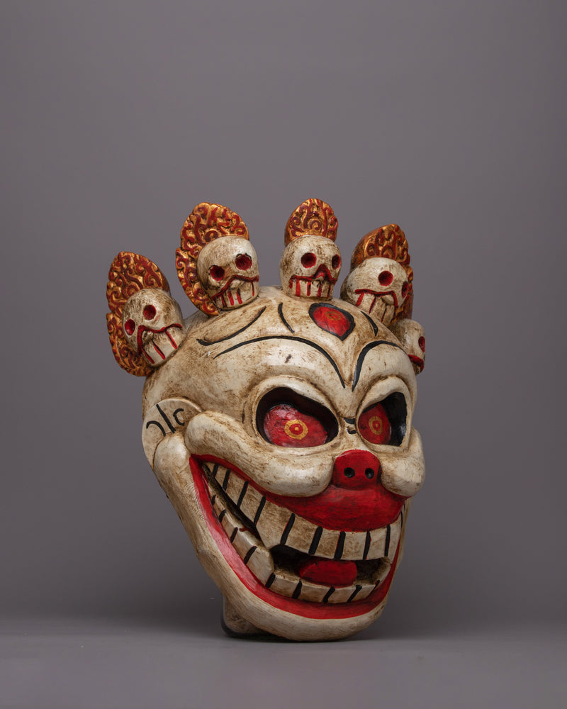 Wooden Carved Mask | One-of-a-Kind Piece for Your Collection