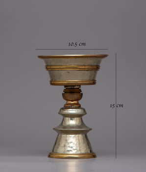 The Butter Lamp Set | Sacred Tibetan Buddhist Lighting for Rituals and Spiritual Offerings