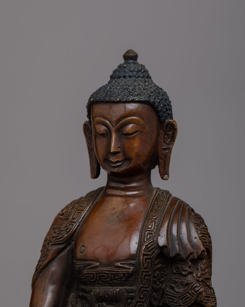 The Buddha Shakyamuni Buddha Statue | Handcrafted Sacred Sculpture for Meditation & Spirituality