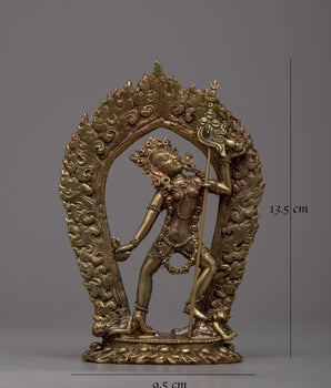 Vajrayogini Mantra Practice Statue | Buddhist Wrathful Tantric Goddess for Spiritual Decor