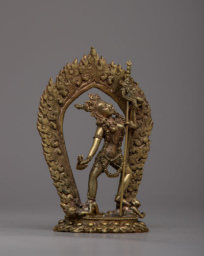 Vajrayogini Mantra Practice Statue | Buddhist Wrathful Tantric Goddess for Spiritual Decor