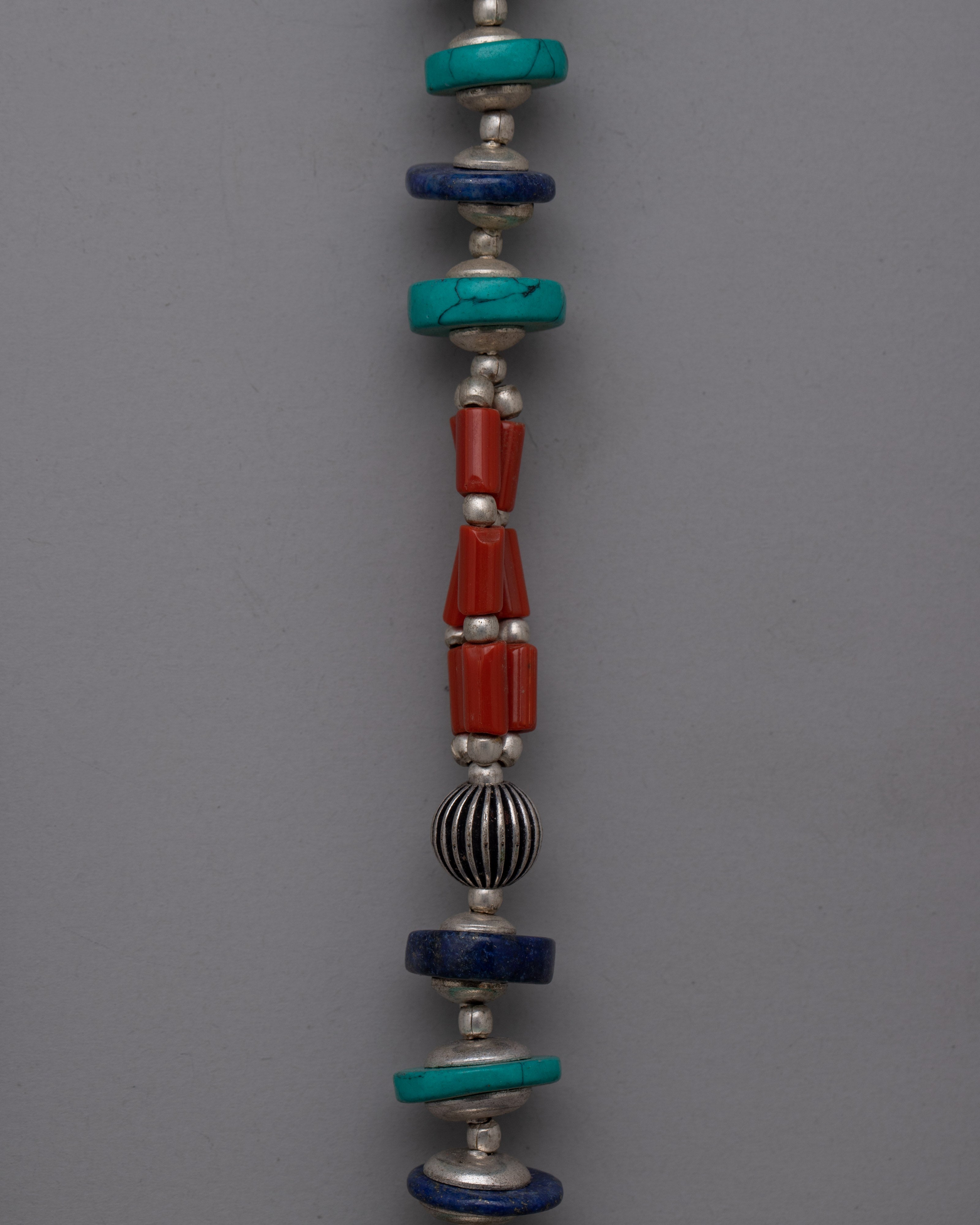 Tibetan Buddhist Necklace | Vibrant Artistic Jewelry of Spiritual Cultural Adornments