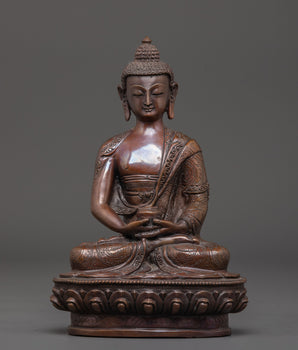 Handmade Peaceful Statue of Buddha Amitabha