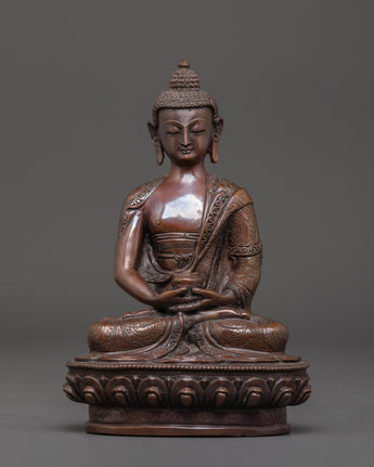 Handmade Peaceful Statue of Buddha Amitabha