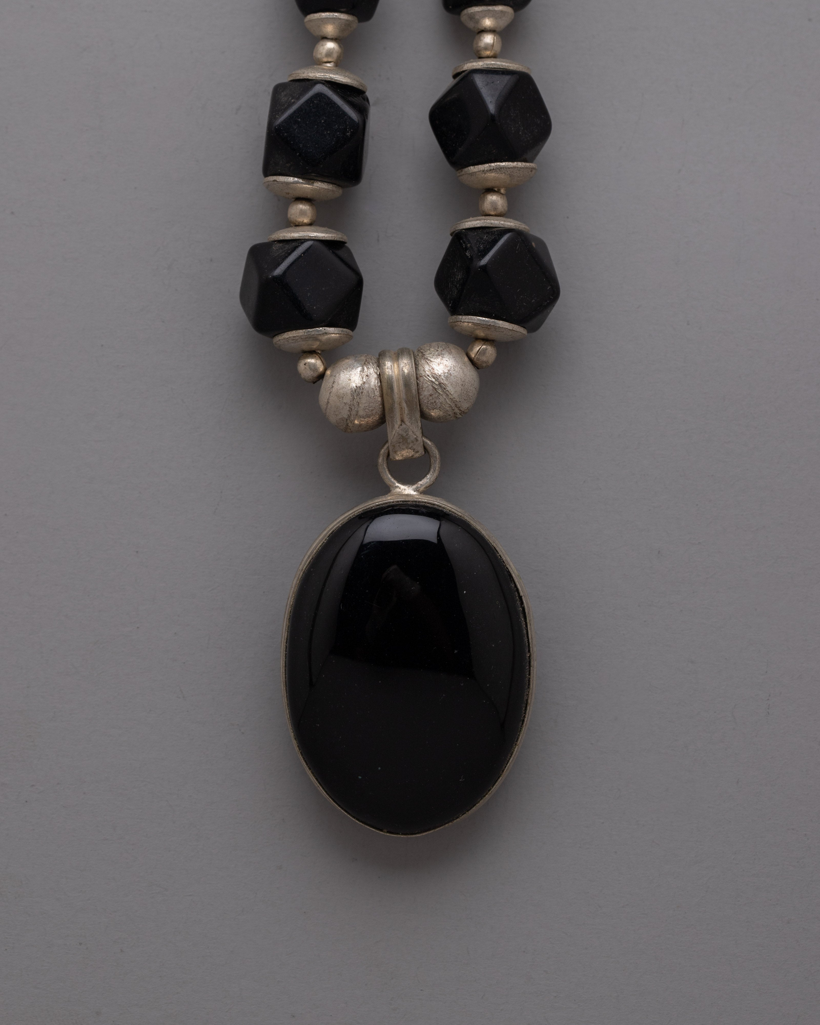Long Black Beaded Necklace | Enhance Fashion & Style with Classic Black Beads jewelry