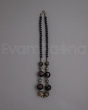 Black Bead Necklace 