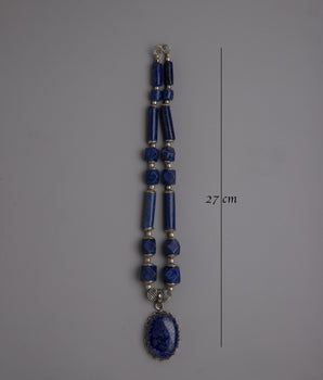 Lapis Lazuli Necklace | Exquisite Jewelry of Nepalese Traditional Craftsmanship
