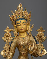 White Tara Maa Statue