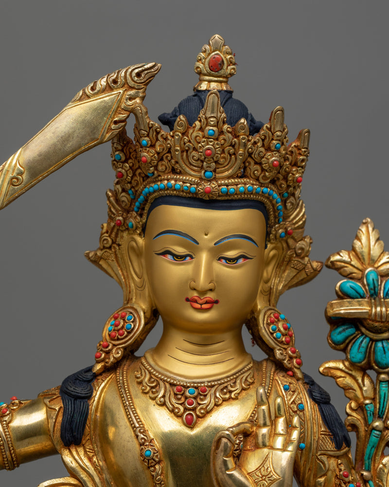 24K Gold Gilded Tibetan Art 