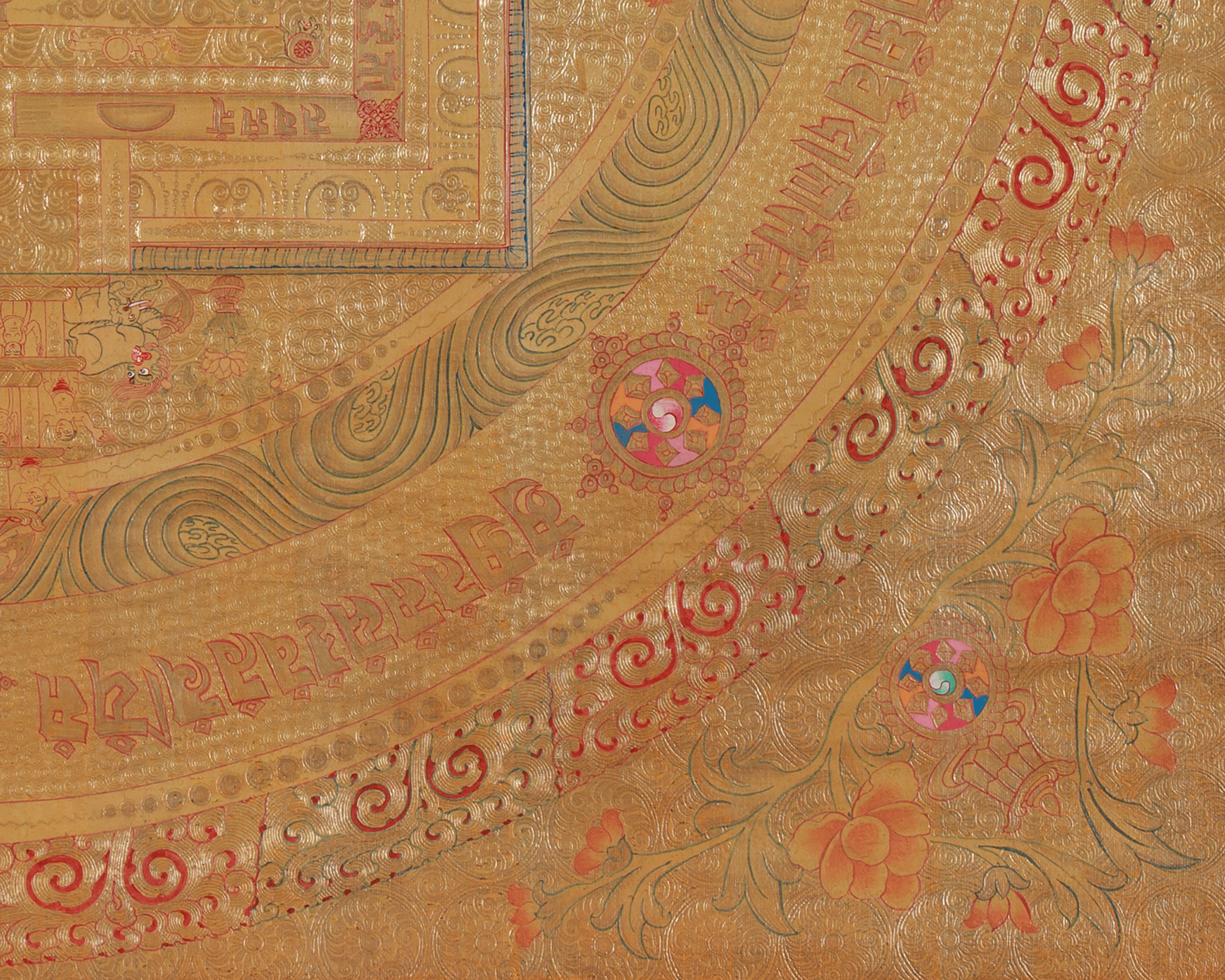 Spiritual Buddhist Kalachakra Mandala | Meditation, Harmony, and Enlightened Wisdom