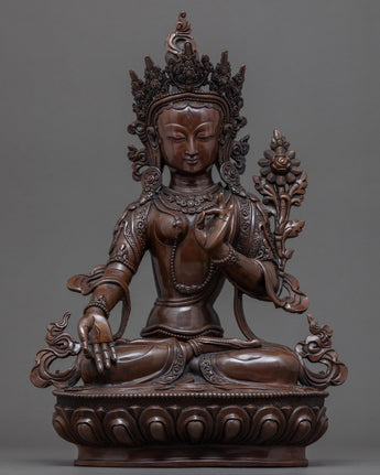 White Tara Goddess Sculpture