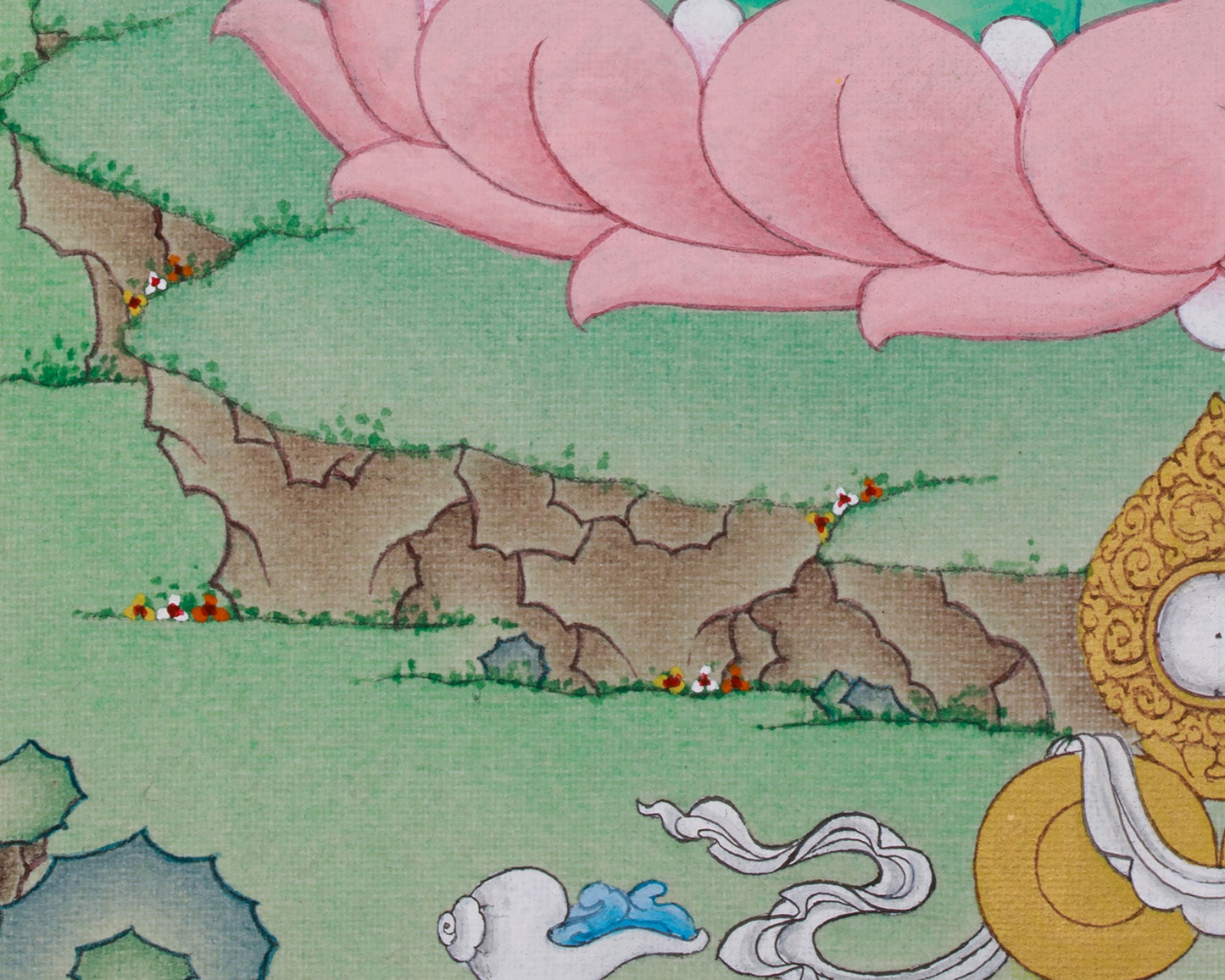 Buddhist Thangka of Shakyamuni Buddha