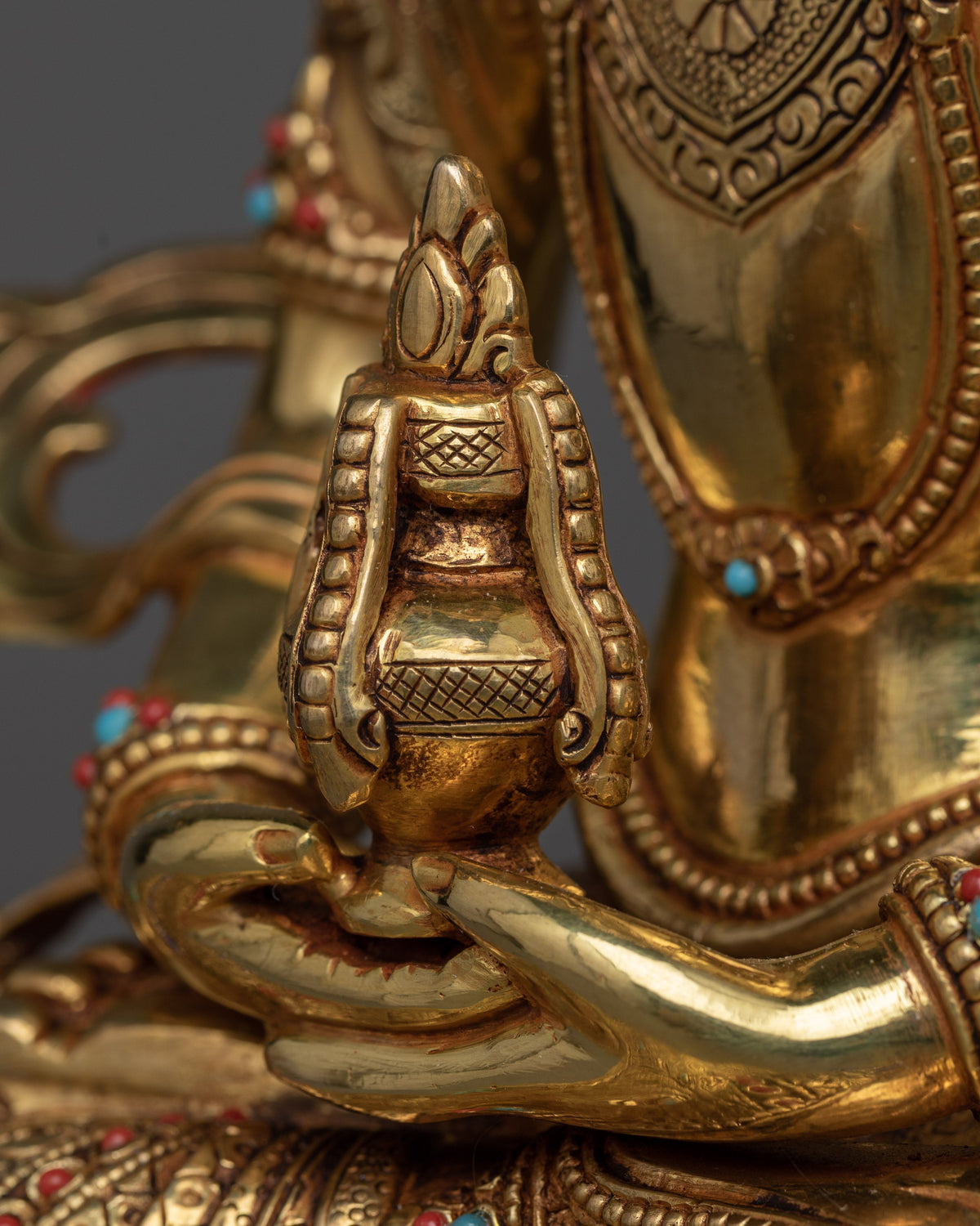 Amitayus-Aparamita Sculpture | Dual Essence of Longevity & Wisdom