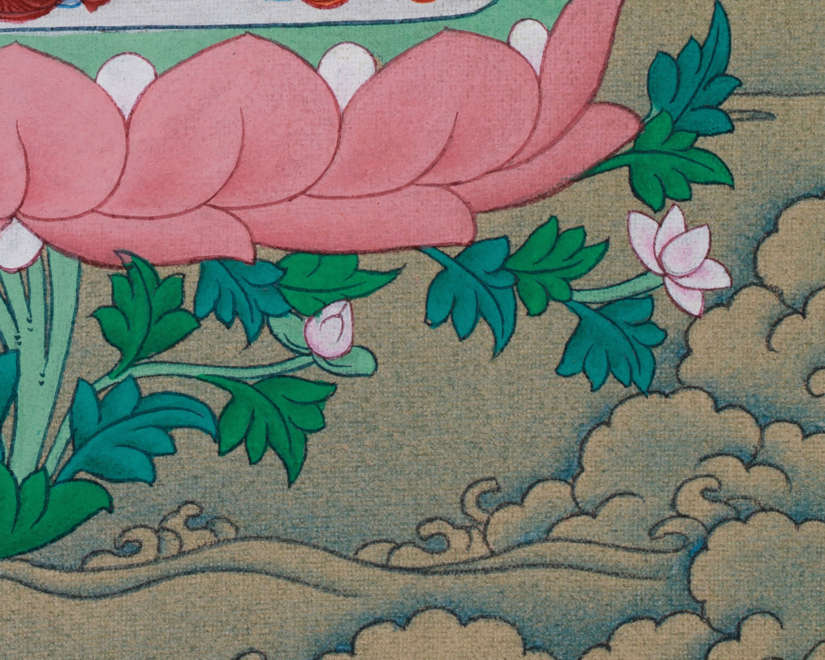 Bhaisajyaguru Buddha Thangka | Healing Buddha of Health and Protection