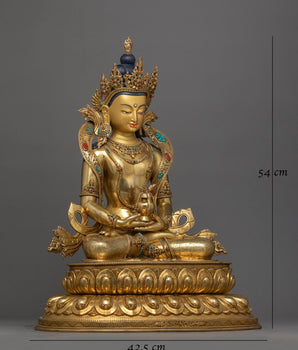 gold-gilded-amitayus-long-life-deity