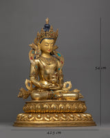 gold-gilded-amitayus-long-life-deity