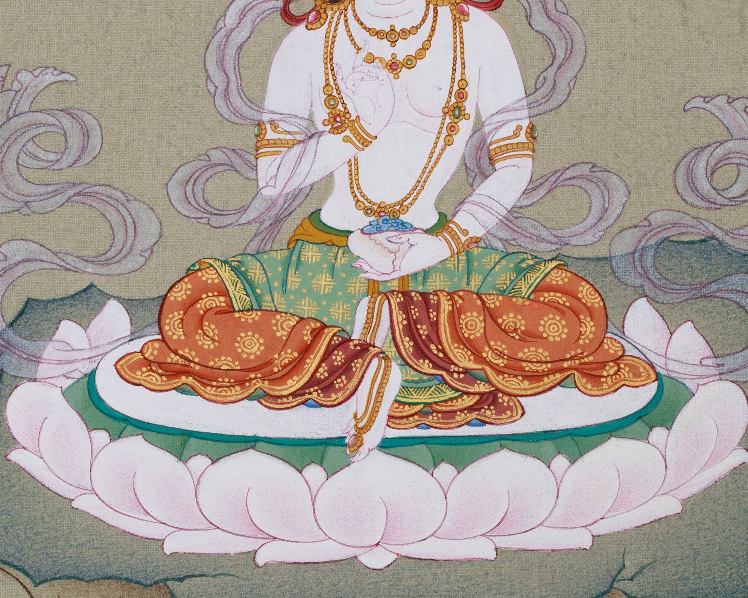 Consort of Guru Rinpoche, Yeshe Tsogyal Thangka | Embodying Wisdom and Compassion