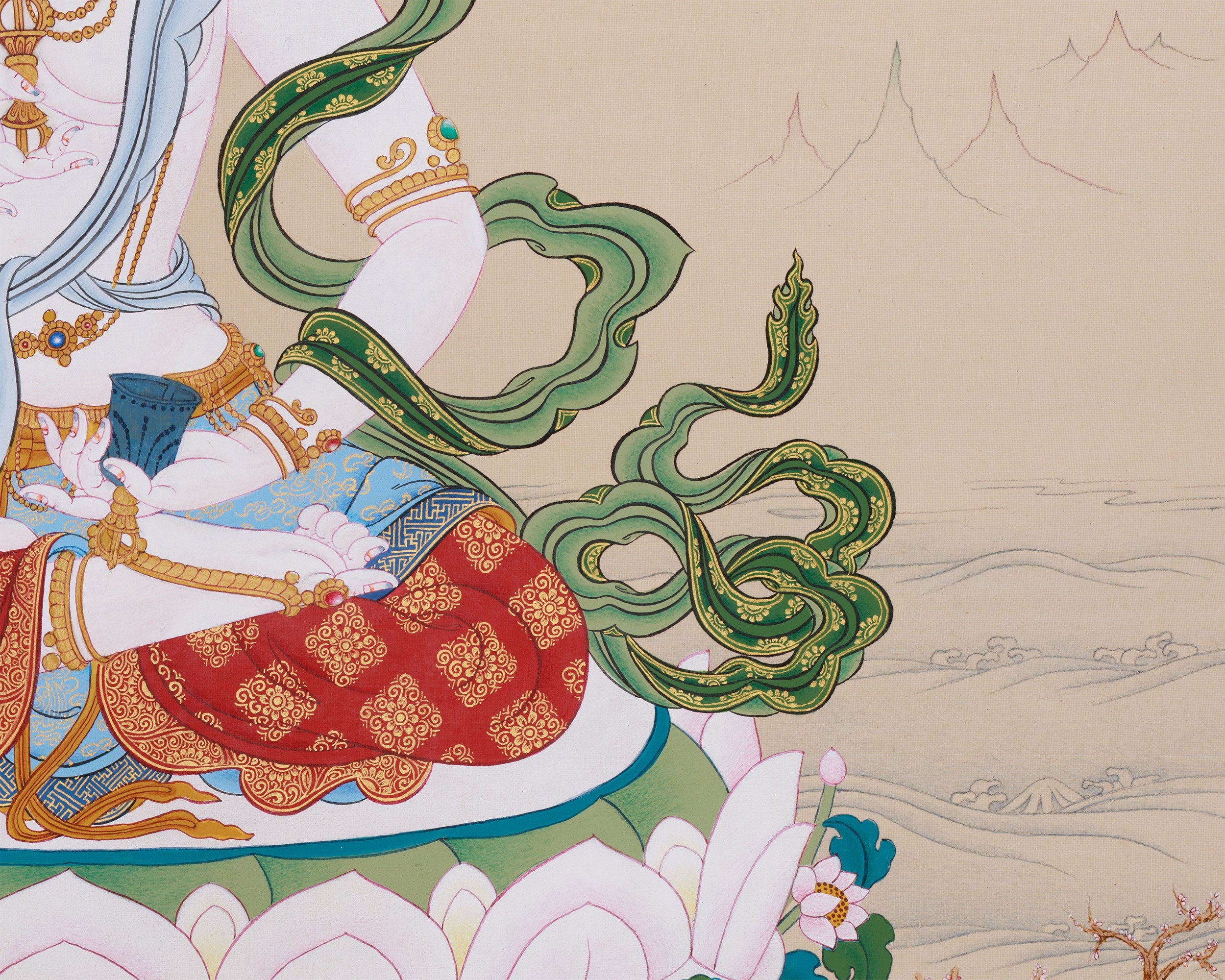 Vajrasattva with Amitabha Buddha | Purification and Compassionate Wisdom
