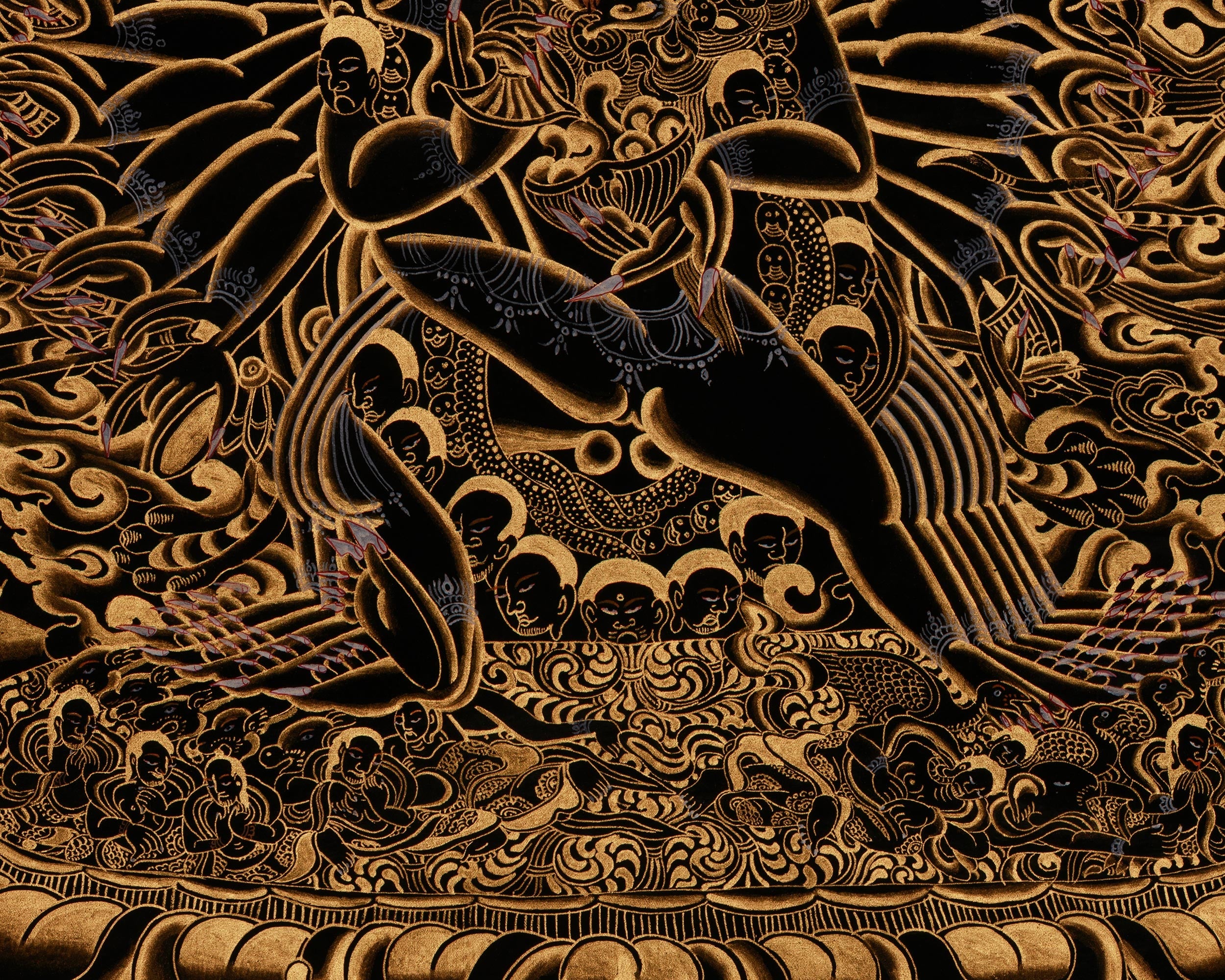Tibetan Thangka of Yamantaka | The Destroyer Of Death