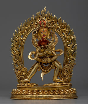 Chakrasambhara with His Consort Statue | Handcrafted Symbol of Unity