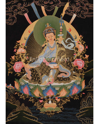Vajrayana Buddhist Guru Rinpoche Thangka