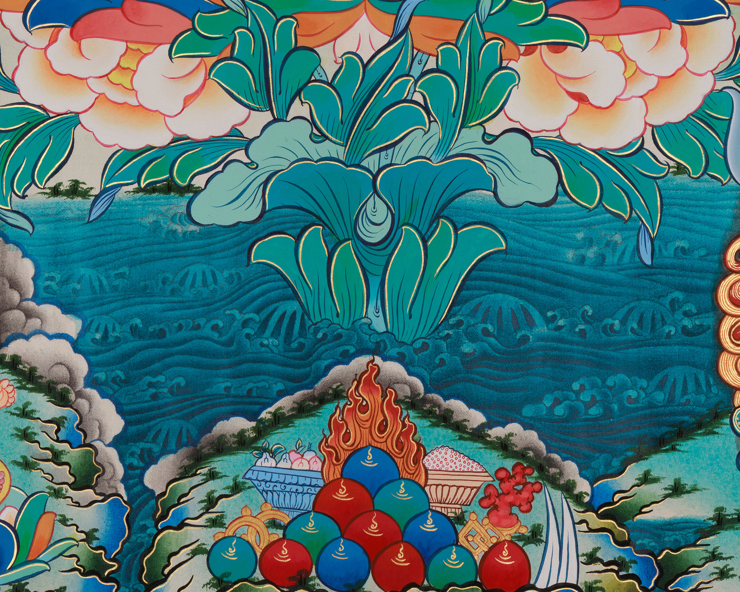 Spiritual Art of Guru Rinpoche | Tibetan Buddhist Master Guru Padmasambhava