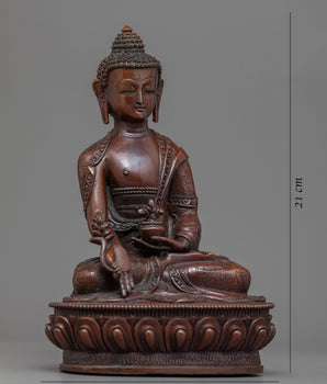 Medicine Buddha Healing Practice Statue | Bhaishajyaguru The Healing Buddha Sculpture
