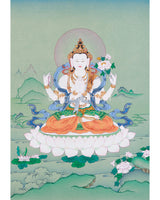 tibetan-bodhisattva-chenrezig-painting