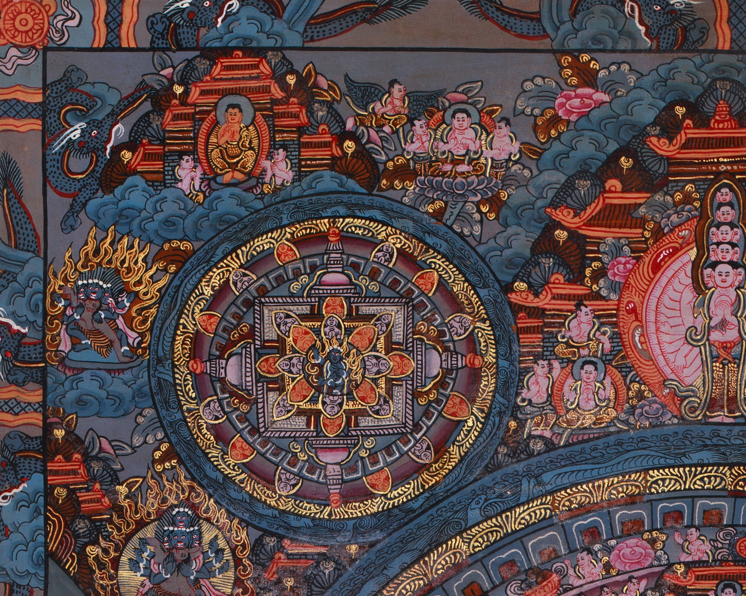 Traditional Deity Mandala | Sacred Art for Your Altar or Shrine