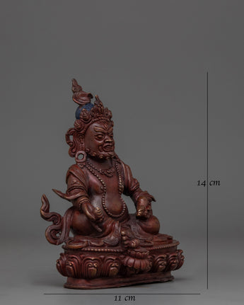 Dzambhala with Oxidized Copper Body 