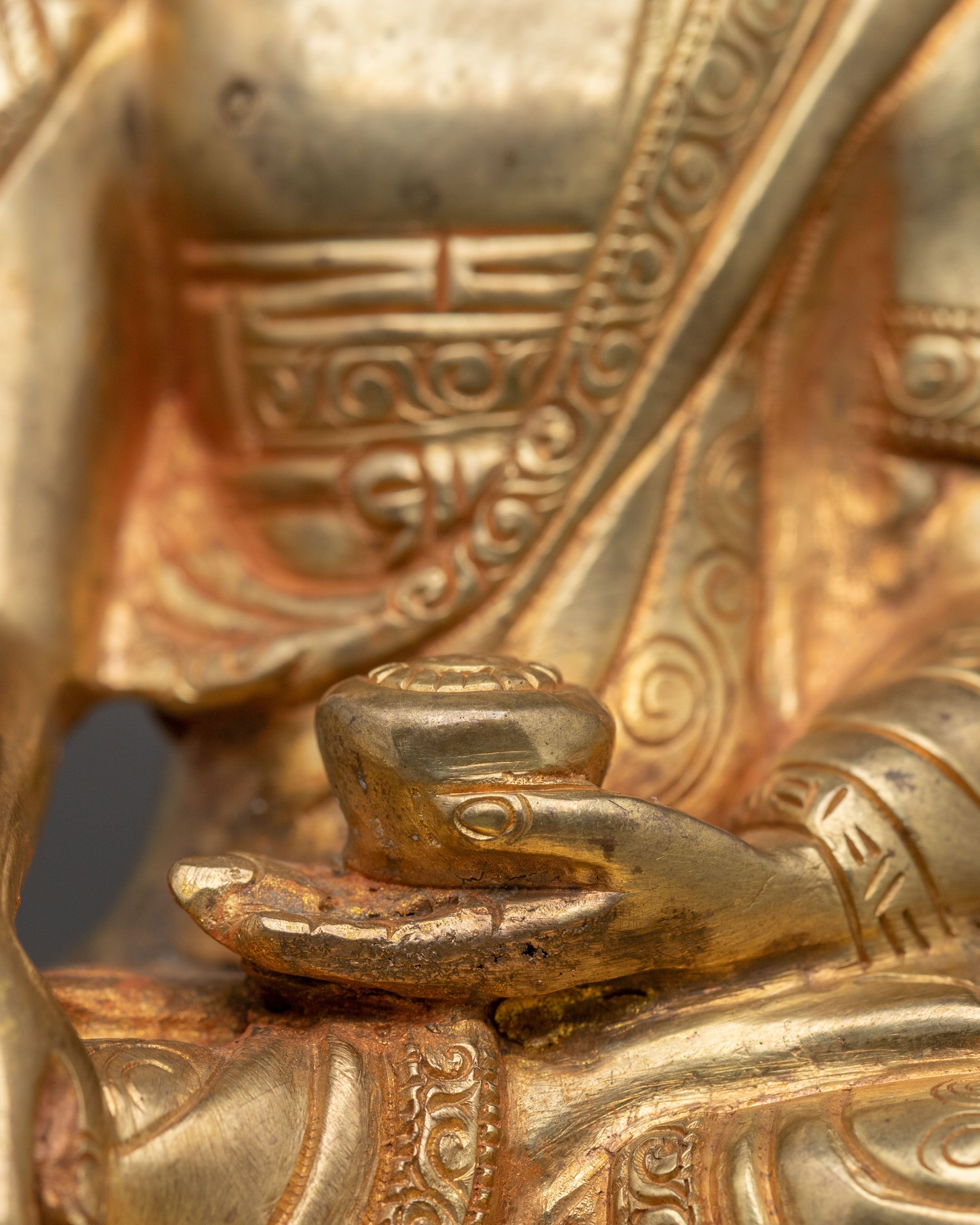 Traditional Handmade Shakyamuni Buddha Sculpture | Spiritual Home Decor