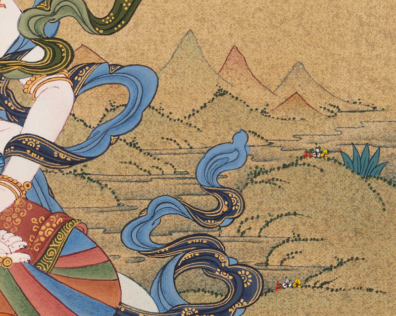 Yabyum Thangka of Vajrasattva