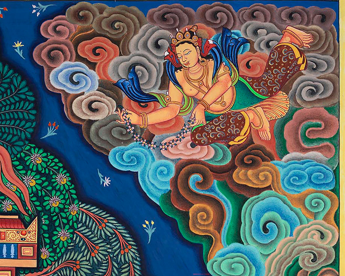 High-Quality Print Of Buddha Vairocana | Transcendent Buddha Of Vajrayana Buddhism
