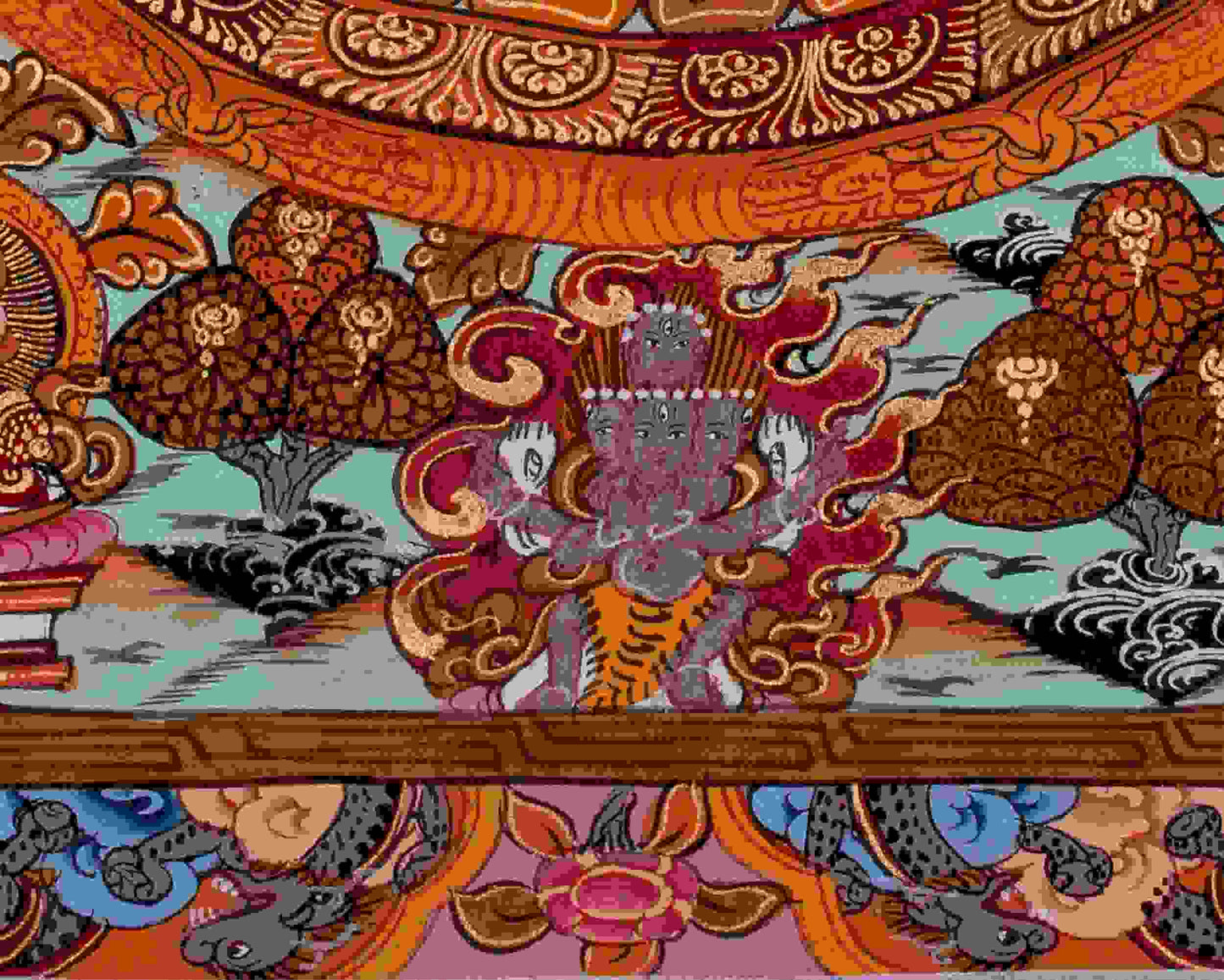 Fine Quality Buddha Mandala Thangka | Hand-painted Tibetan Thangka