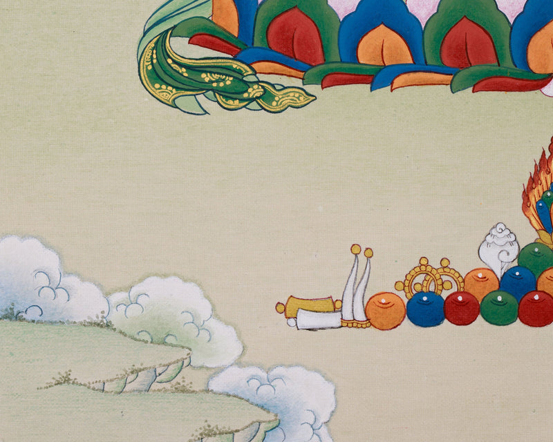 Kshitigarbha: Bodhisattva Thangka