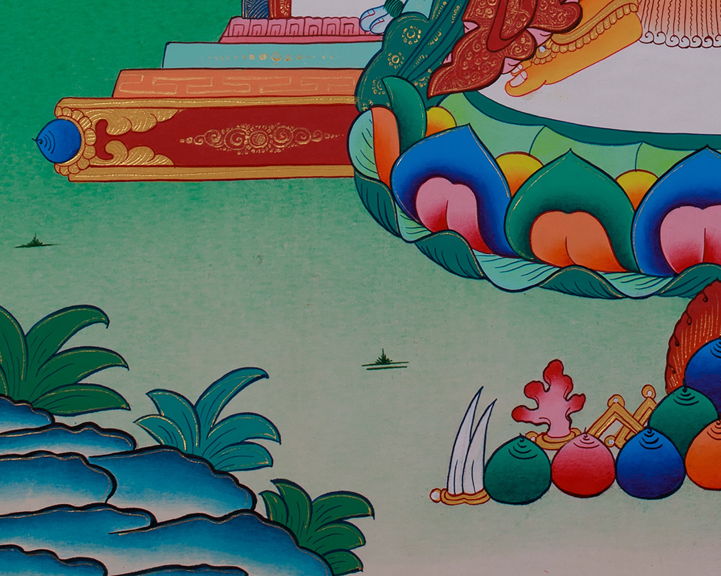 Hand-Painted Maitreya Buddha Art | Symbol of Future Enlightenment and Compassion