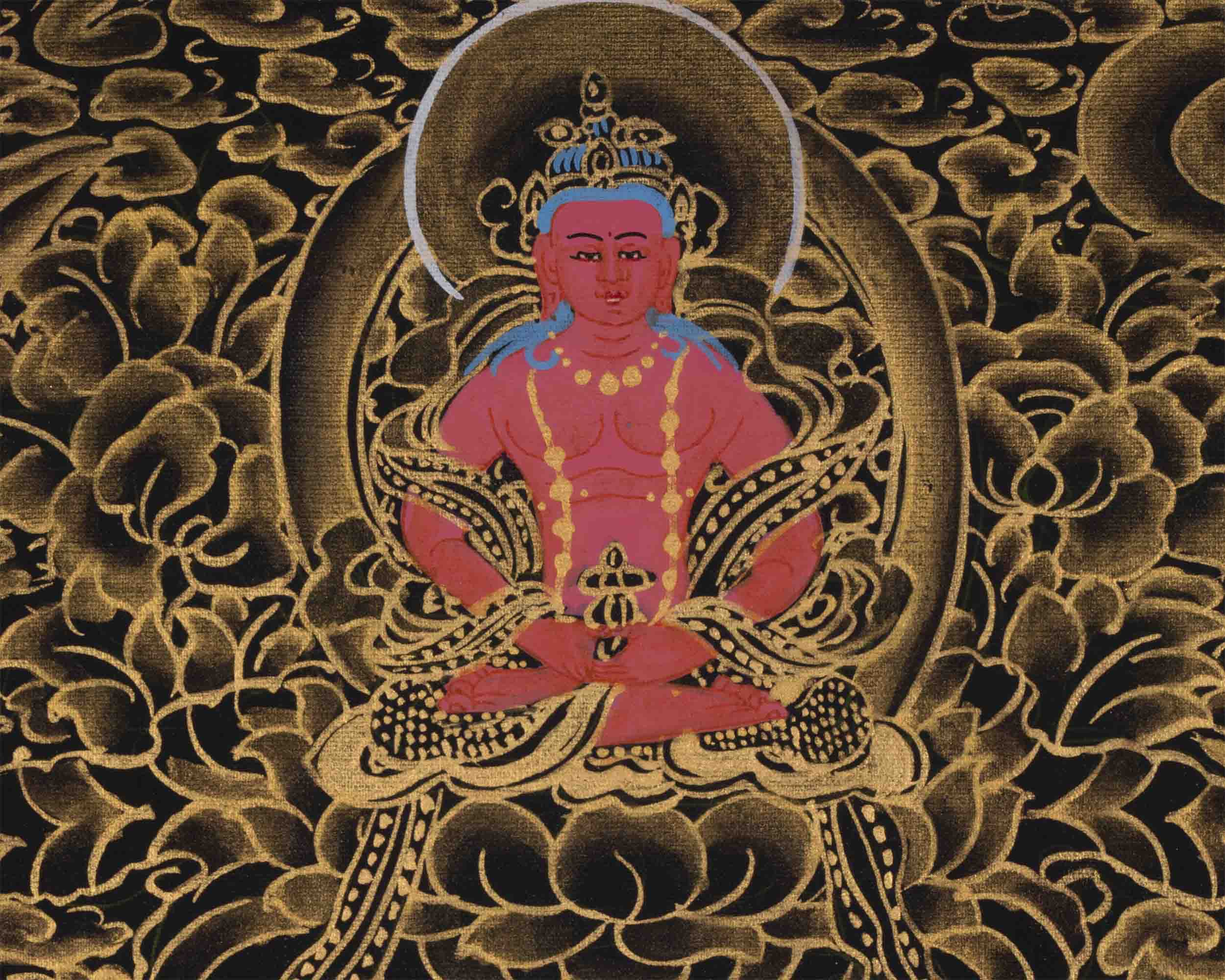 Arya Boddhisattva Manjushri Thangka | Wall Decor