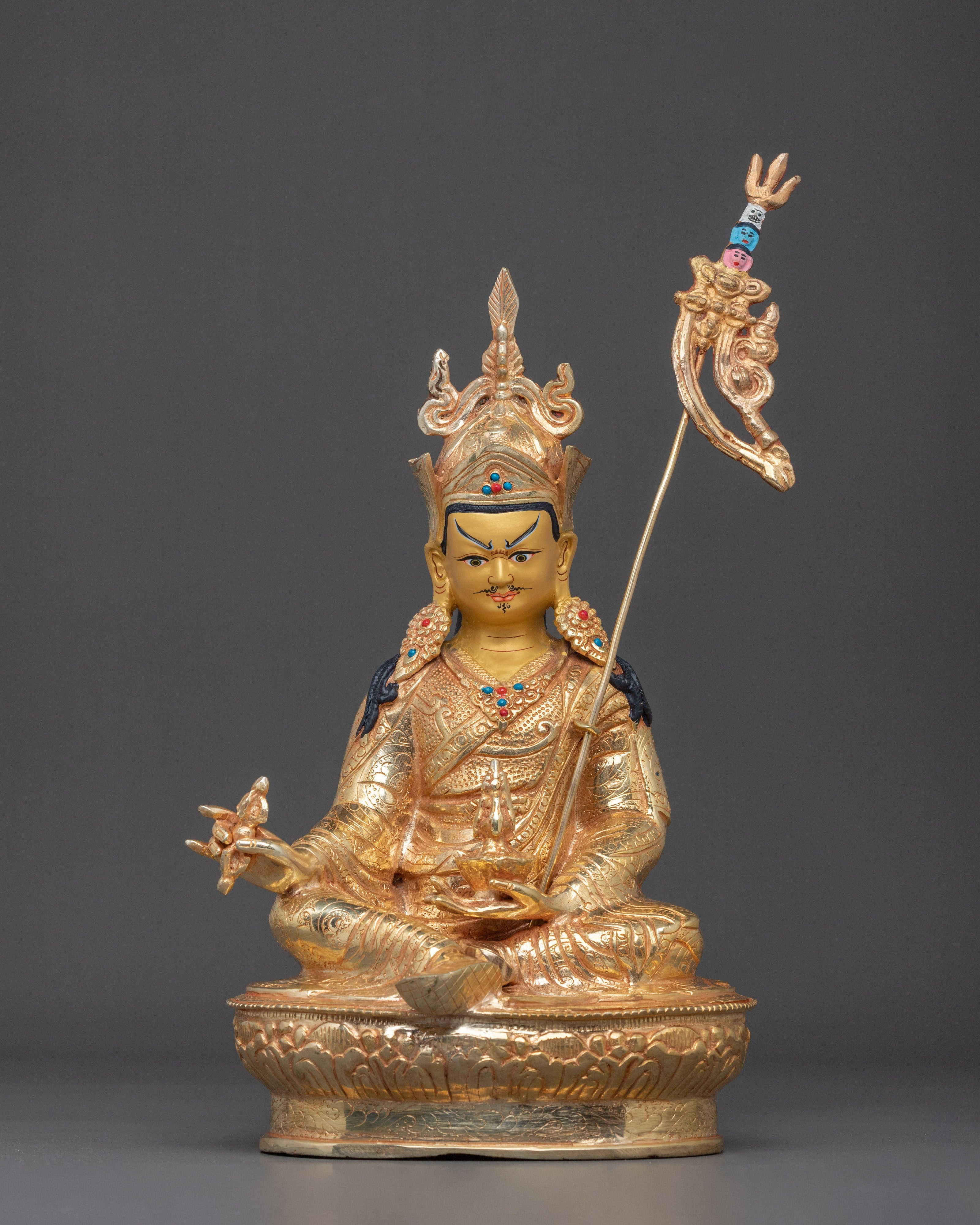 Handcrafted Spiritual Guru Rinpoche Statue 