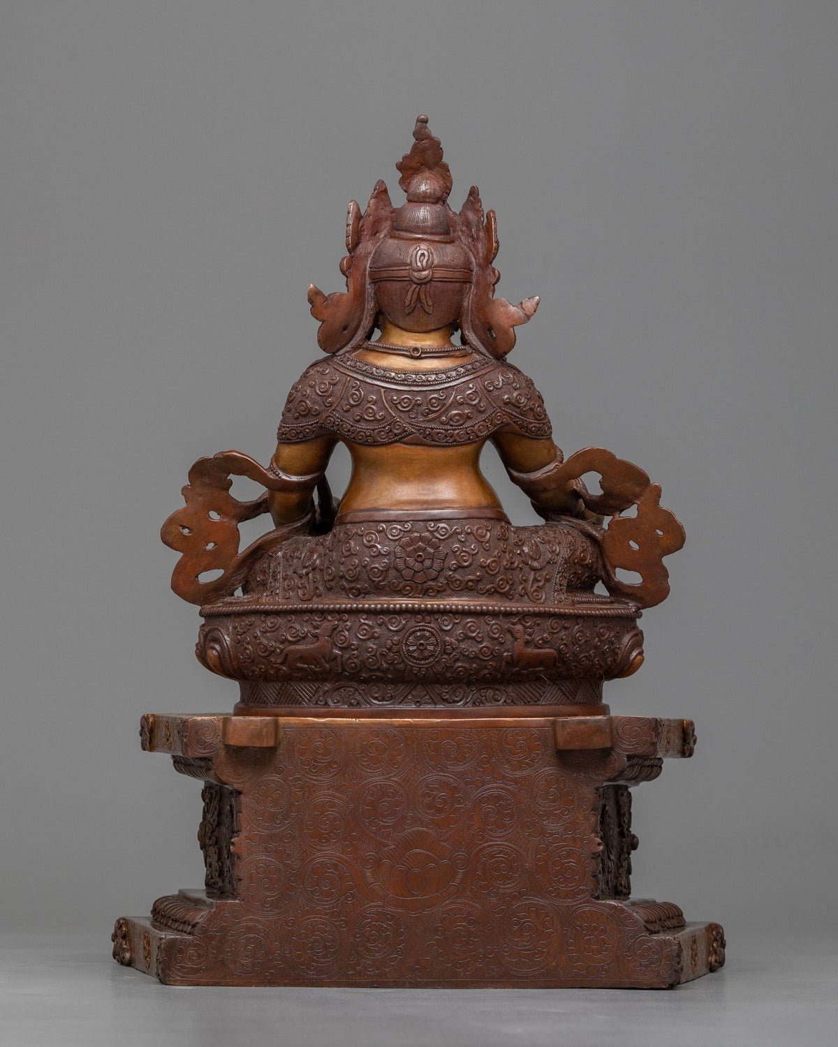 Dzambhala on Grand Throne | The Deity of Wealth and Prosperity