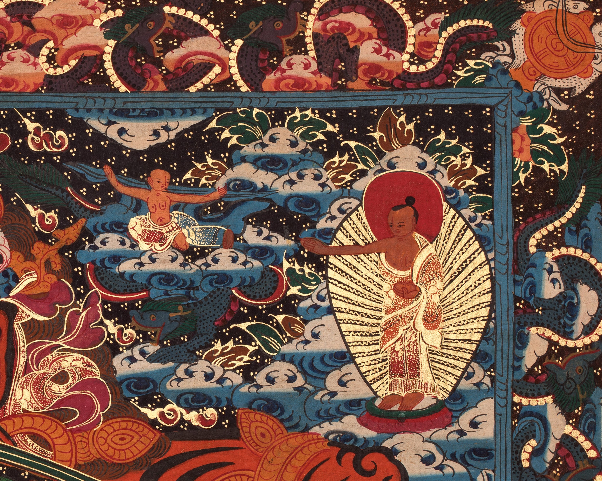 Himalayan Wheel of Life Artwork | Samsara and Enlightened Wisdom