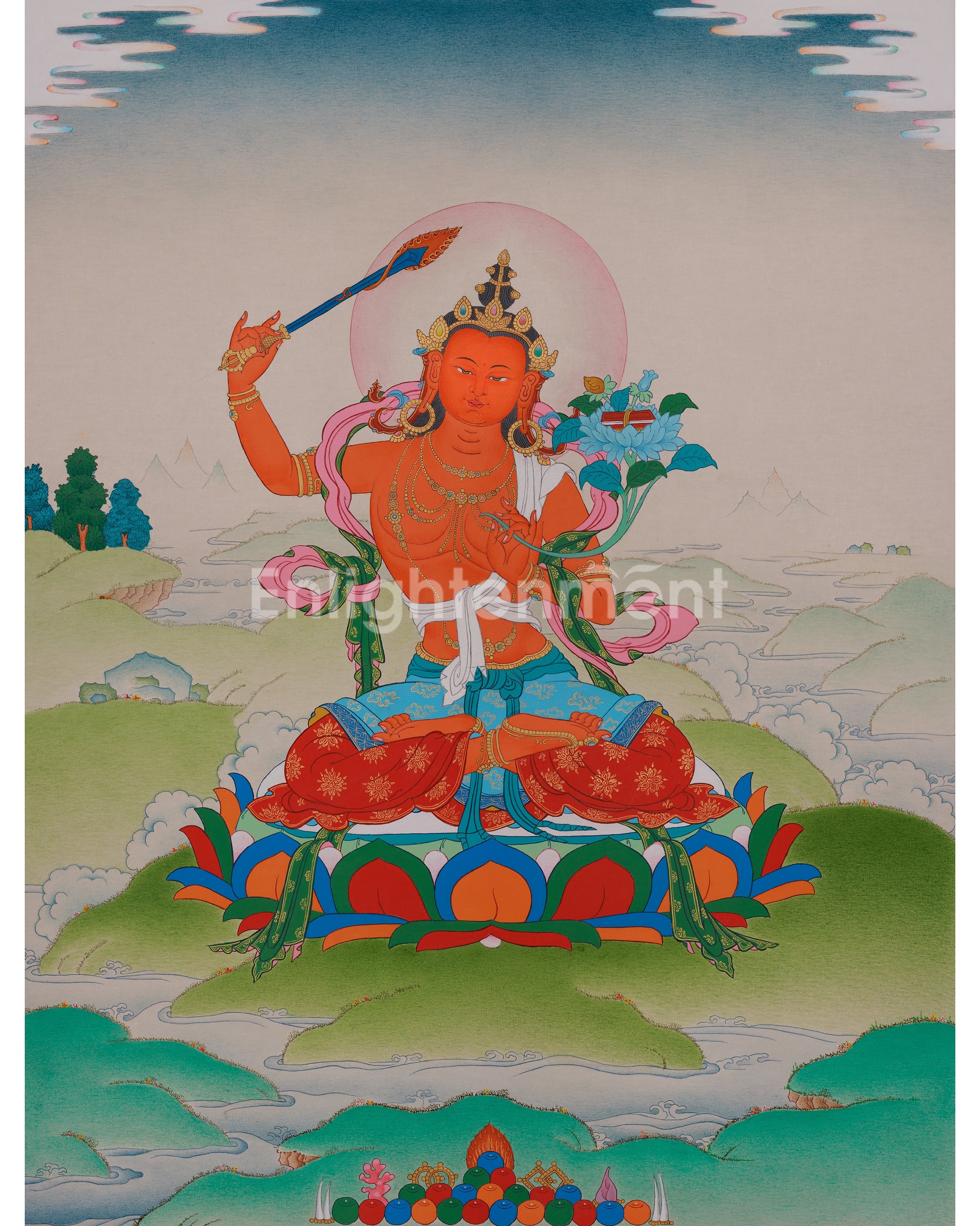 Manjushri Bodhisattva Artwork