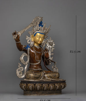32.5 Inch Manjushri Sculpture